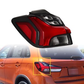 AMOPA Turn Signal Reflector Lamp Replacement Rear Left Driver Side Outer LED Tail Brake Stop Light Assembly Compatible with Mitsubishi Outlander Sport ASX 2020 2021 2022 MI2804111 8330B277