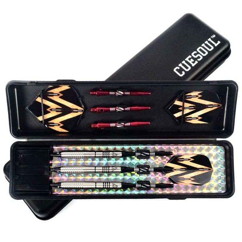 CUESOUL Soft Tip Tungsten Darts - 85% Tungsten Darts Set