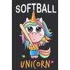 Softball uncorn: softball journal for girls Diary Notebook for Journaling