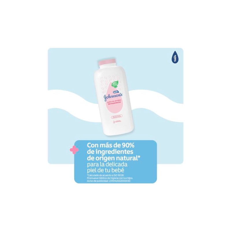 Johnson's Polvo de Almidón Dermoprotector 400 g