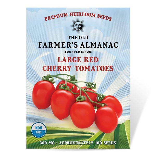 The Old Farmer's Almanac Heirloom Tomato Seeds (Large Red Cherry)
