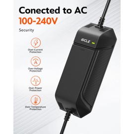 Convertidor de CA a CC, transformador de fuente de alimentación AC/DC 12 V 15 A para inflador de neumáticos, refrigerador de coche, bomba de tablero de remo, convertidor de 110 V a 12 V adaptador de