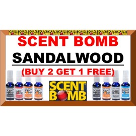 ScentBomb (BUY 2 GET 1 FREE) SCENT BOMB 100% CONCENTRATED OIL Air Freshener (SANDALWOOD)