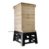 Durable Plastic and Metal 10-Frame Beehive Stand: Elevate & Protect