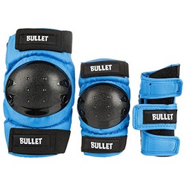 Bullet Combo Standard Padset Junior - Black, Large (16-20cm/28-32cm/10-14cm)