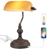 Liylan Banker Desk Lamp Touch Control, Vintage Banker's Desk Lamp