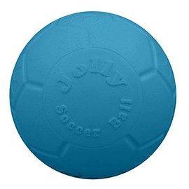 Jolly Pets Jolly Pets 8" Soccer Ball, Ocean Blue, Large/X-Large
