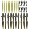Carp Fishing Clamps Set in Box with Quick Change Swivels