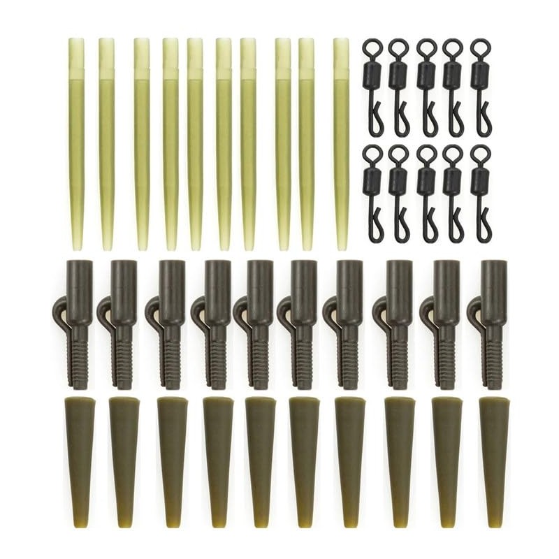 Carp Fishing Clamps Set in Box with Quick Change Swivels