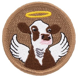 Holy Cow Patrol Patch - 2" Round! (Sew-on)