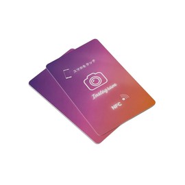 NFC Card NTAG215 Insta-Style Gradient with Original Design 10, 30, 50 Felica Cards, NFC Tags (10)