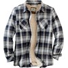 Legendary Whitetails Women's Plus Size Flannel Shacket Sherpa Lined Shirt