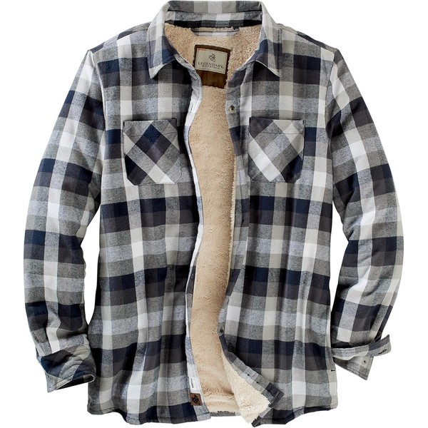 Legendary Whitetails Women's Plus Size Flannel Shacket Sherpa Lined Shirt