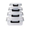 Pmssypl Glass Food Storage Containers with Airtight Locking Lids, 4-Piece