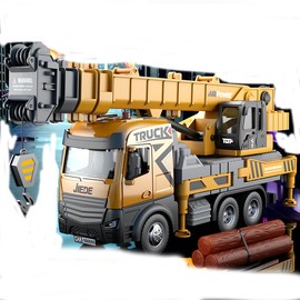 BLUEYAK Kid Construction Crane Truck Set