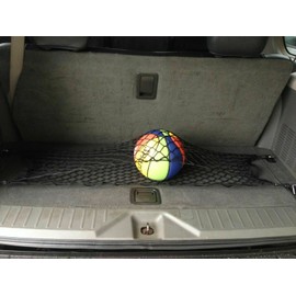 EACCESSORIES EA Trunk Organizer Cargo Net for Infiniti QX56 QX80 2011-2023 – Floor Style Cargo Net for SUV - Premium Mesh Elastic Car Trunk Organizer Vehicle Carrier Storage–Compatible with QX56 QX80