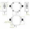 Lotus RF Enclosure Kit for 0.020"/0.5mm PCB (9/16"x3/4") 2 SMA
