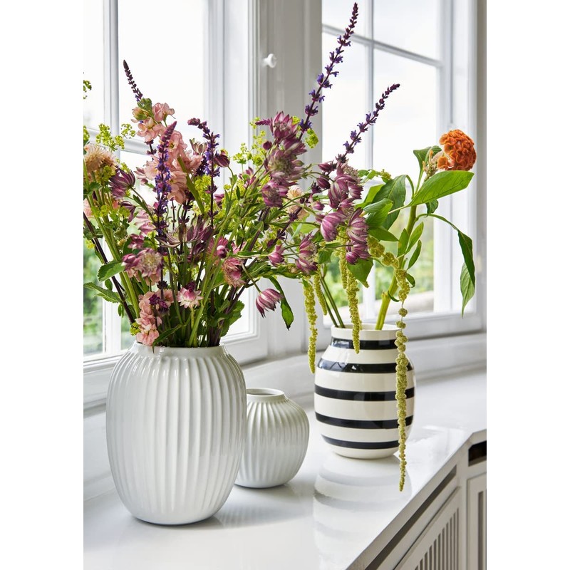 KAHLER Kohler OMAGGIO Vase omazio Flower Base (Small) Black H: