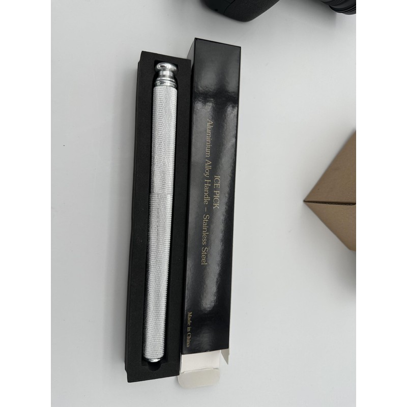 Stainless Steel Ice Pick with Safety Cover, Pick Tool for