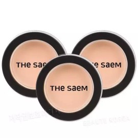 Seller Hub [셀러허브]더샘 커버 퍼펙션 팟 컨.실.러 01 클리어 베이지 3개 (S42523569) [Seller Hub] The Saem Cover Perfection Pot Concealer 01 Clear Beige 3pcs (S42523569) [Basic]