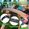 Grefinity 27FT Manual Pole Saw, Tree Branch Trimmer with 8-Section