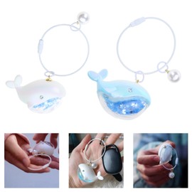 LUOFENG Whale Keychain,Whale Keychain,Sea Animal Keychain for Car Bag Keychain Personality Jewelry Valentines Day Gift
