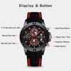 Mini Focus Mens Watches Military Sports Watch (Chronograph/Waterproof/Luminous/Calendar) Silicon Band