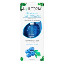 Nailtopia Raspberry Nail Nourishment - Fortalecedor Revitalizador Tratamiento para Uñas más Fuertes - Serum para Uñas Dañadas, Finas y Quebradizas - Vegano, de Origen Vegetal, con Vitaminas - 12 ml