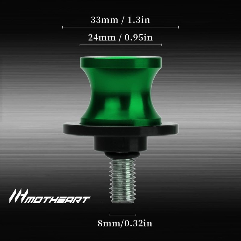 MotHeart M8 Swing Arm Bobbin Compatible Z650RS 2022-2024 Paddock Stand