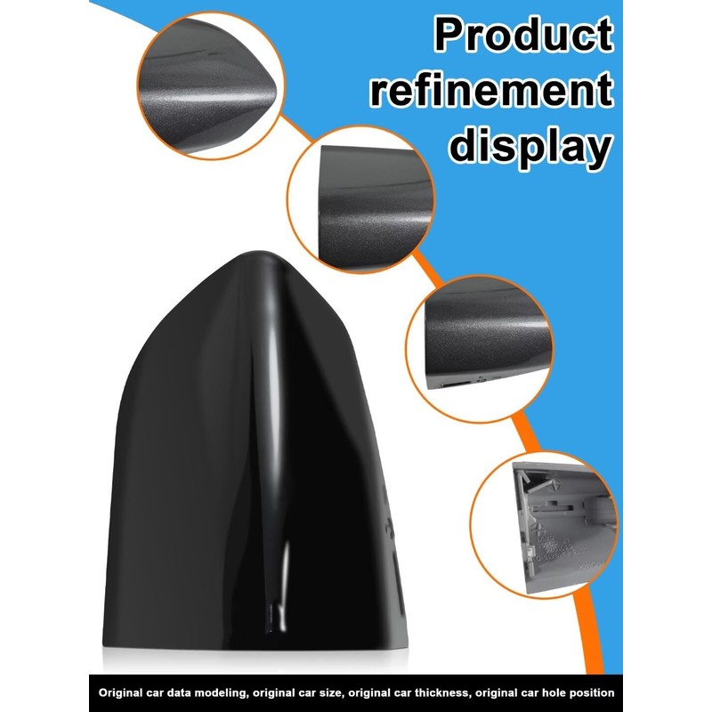 CZShiYue Car Front Left Exterior Door Handle Lock Bezel Cover