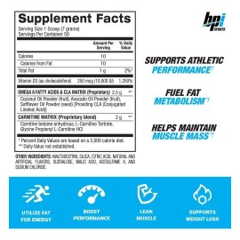 Suplemento en polvo BPI Sports CLA Matrix sabor ponche de frutas x 350g