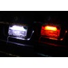 EPARTS Universal Car Truck Bright White/Red 12-LED Bolt-On Rear License