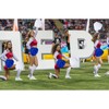cssopenss 6 Pcs Pom Poms Cheerleading Metal Foil Blue Cheer