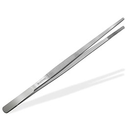 Gerade Pinzette, 25 cm, mit Innenzahnung, rostfreier Edelstahl