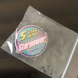Starpower DANCE Award Lapel Pin 5 Star Premier Adjudication Medal Championship