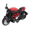 Alloy Motorcycle Model High Simulation Cool Sound Light Pull Back