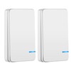 NineLeaf 2Pcs Wireless Light Switch, Mini Light Switch, Waterproof Wireless