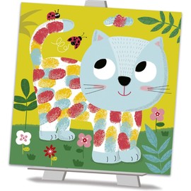 Créa Lign' Adorables Compagnons Finger Painting, Multi-Colour, 24.5 x 24.5 x 4.5 cm