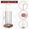 MINGYI Stylish Incense Holder Glass Incense Holder Ash Spill Proof