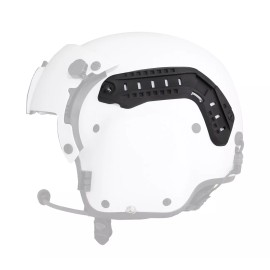 Tacticaldealer Black Add-on Retrofit Accessory ARC Rail HGU-56 Pilot Flight Helmet Short Rails
