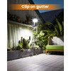 Thumok Clip On Solar Lights Outdoor with Motion Sensor -