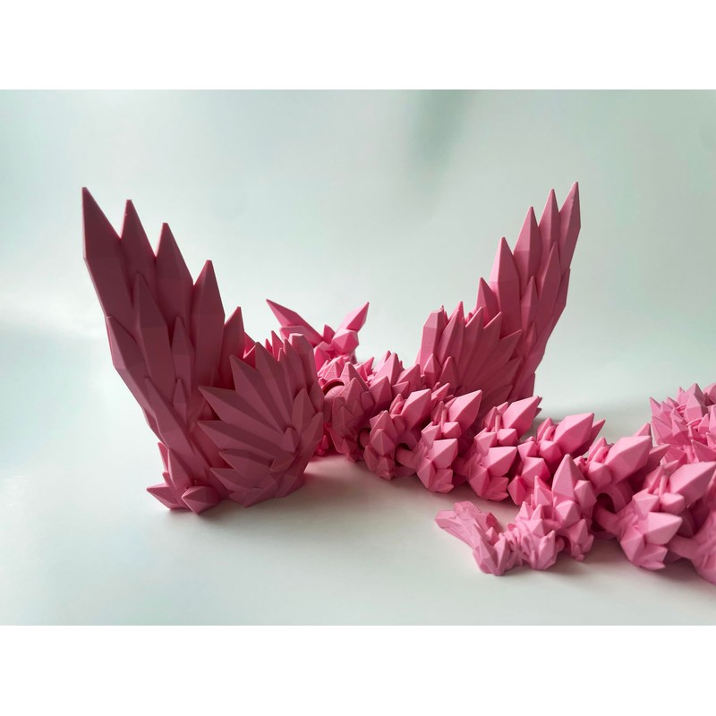 Big Pink Winged Premium Dragon