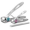 SZQHT Extra Wide Jaw Opening Nail Clippers for Thick Nails
