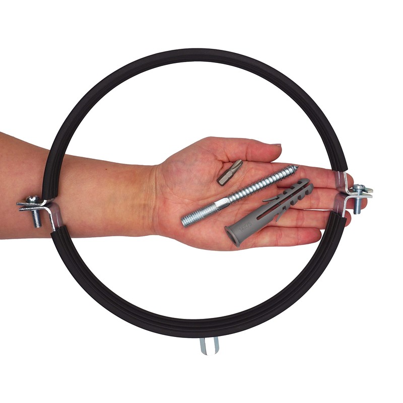 SKIR'CO Pipe Carrier with Rubber Lining for 200 mm Pipes,
