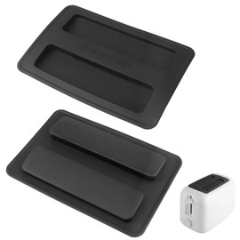 2Pack Silicone Toaster Cover,Heat Resistant Bread Machine Cover Toaster Lid Bread Maker Top Cover,Toaster Appliances Top Cover Bread Maker Dust Cover Sandwich Machine Part Accessories for Clean(Black)