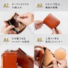 Mura Men's Mini Bifold Wallet Mini Wallet Compact Italian Leather