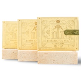 Emisario Capital: Natural Soap Bar for Men | Sea Salt Formula | Luxurious Cleansing | Exfoliating, Moisturizing, and Gentle for All Skin Types | Ecofriendly & Cruelty-Free | No Harmful Chemicals (3)