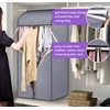 MISSLO 54" Garment Covers for Clothes Storage Hanging Suit Covers