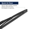 X AUTOHAUX Car Rear Windshield Wiper Blade Arm Set 310mm