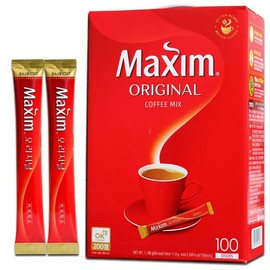 Maxim Original Korean Instant Coffee,100 Sticks. USA-Seller